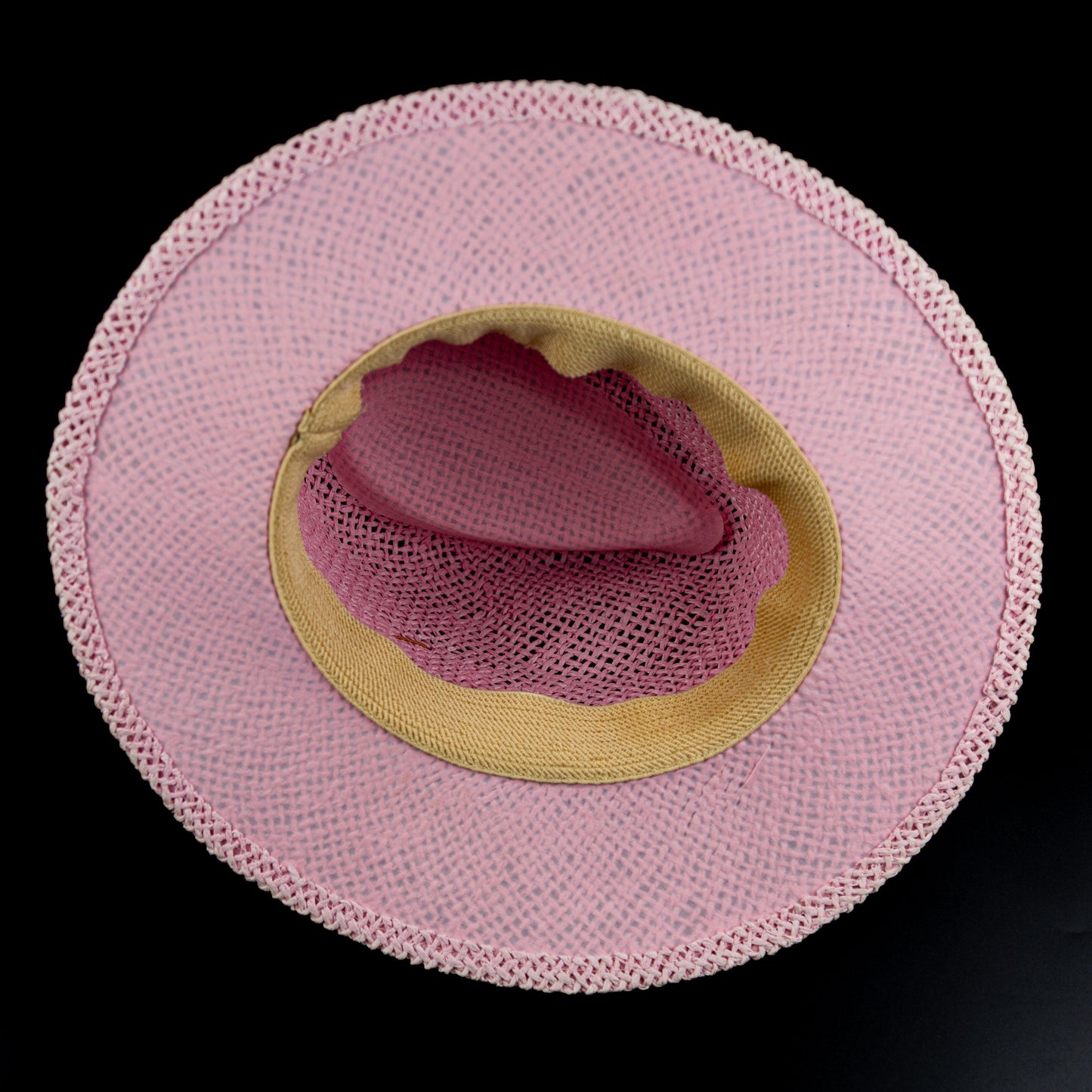 Straw fedora hat from the Flowers collection